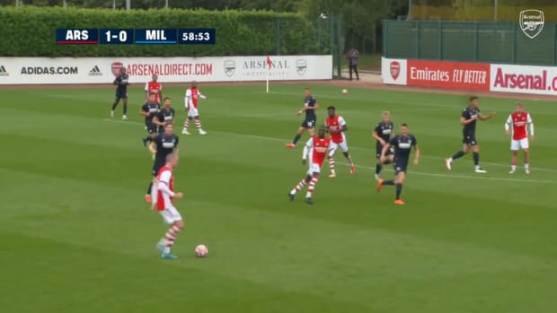 Alexandre Lacazette scores vs Millwall